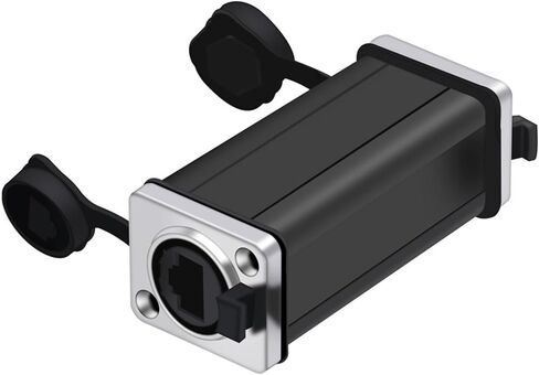 10 قطعة RJ45 مقرنة أنثى إيثرنت شبكة موصل لوحة جبل محول مستقيم (10xMetal-90mm) in Saudi Arabia