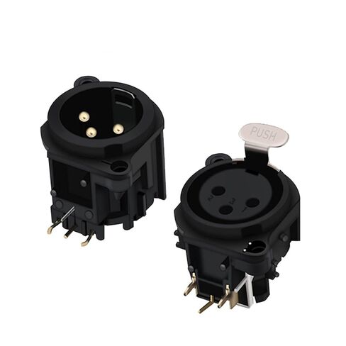 3 Pin X L R Female/Male Right Angle P C B Panel Mount 90 Degree 3 Poles XLR Jack Socket Chassis 10Pcs(C1008x5 C1009x5) in Saudi Arabia
