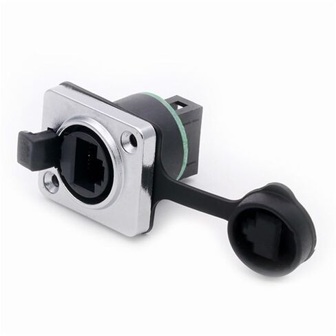 10Pcs/lot Straight PCB Board RJ45 Female Jack Panel Mount 8P8C RJ45 Ethernet Plug Socket Chassis Connector(A1020) in Kuwait