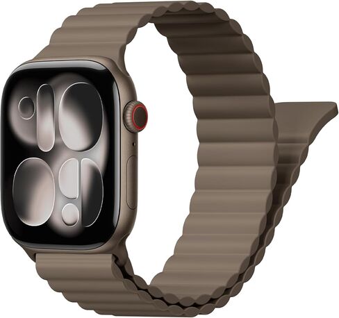 Magnetic Sport Bands for Apple Watch Band 40mm 38mm 41mm 42mm 44mm 45mm 46mm iWatch bands for Women Men,Soft Silicone Loop Strap Wristband for Apple Watch Series 10 9 8 7 6 5 4 3 SE 2nd Ultra/2 49mm in Saudi Arabia