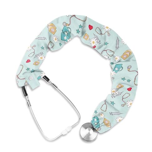 Rnyleeg Cute Cat Stethoscope Covers for Nurses Stethoscopes Sleeve Fit to All Types of Stethoscopes Stretchy Stethoscope Cover Sleeve Veterinary in Saudi Arabia