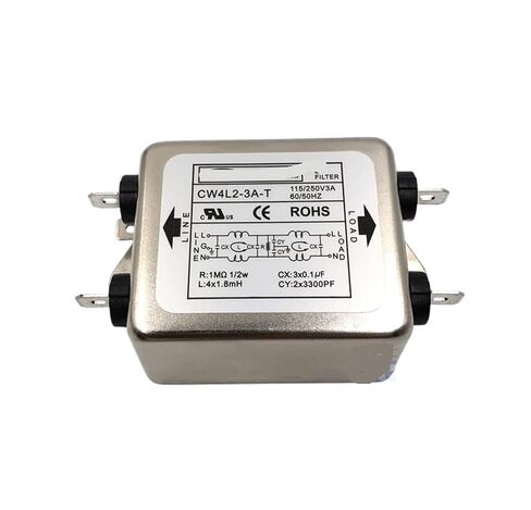 CW4L2-3A/6A/10A/15A/20A-T Bipolar Filter Power Filter Enhanced T Single-Phase AC Anti-Interference(CW4L2-6A-T) in Saudi Arabia