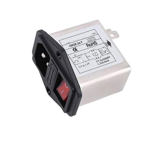 CW2B-3A/6A/10A-T Red Light Filter with Switch Socket Type Fuse(CW2B -6A -T) in Saudi Arabia