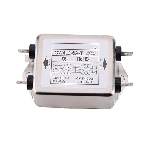 CW4L2-3A/6A/10A/20A-T Two-Stage Plug-in Power Filter 220v Anti-Interference AC(CW4L2-6A-T) in Saudi Arabia