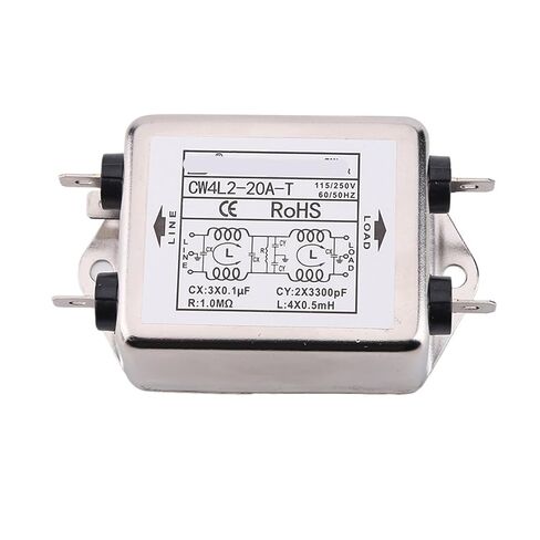 CW4L2-3A/6A/10A/20A-T Two-Stage Plug-in Power Filter 220v Anti-Interference AC(CW4L2-6A-T) in Saudi Arabia