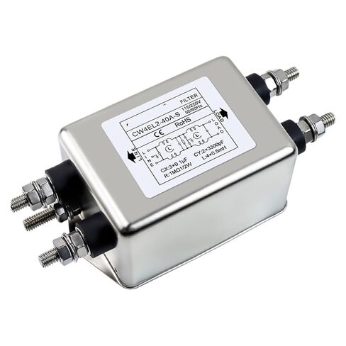 CW4EL2-10A/20A/30A/40A-S Double-Stage Bolt Power Filter Single-Phase AC 220V Anti-Interference Frequency Harmonic(CW4EL2-10A -S Double Stage Bolt) in Saudi Arabia