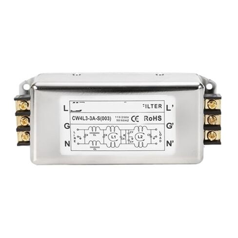 CW4L3-3A/6A/10A/20A/30A-S(003) ثلاثة أقسام أحادية الطور 220 فولت ثلاثة أقسام مرشح الطاقة (CW4L3-10A-S 003) in Kuwait