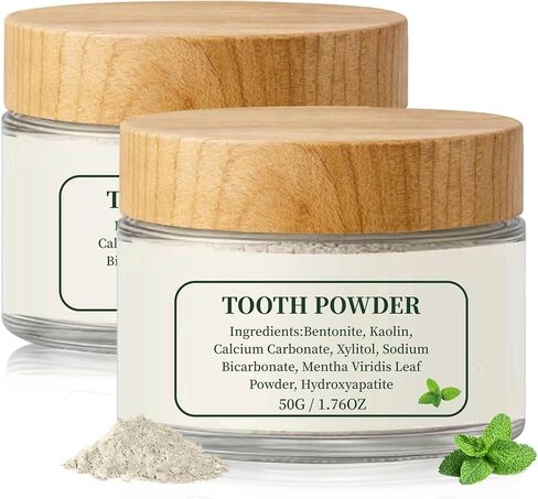2Pcs Tooth Powder, Remineralizing Tooth Powder, Supports Enamel Strength & Oral in Saudi Arabia