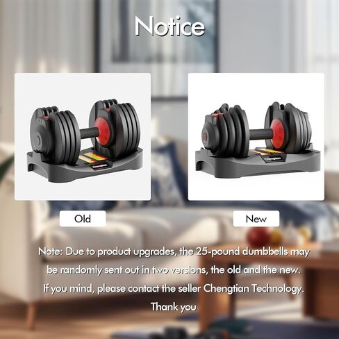Adjustable Dumbbells 25/52.5 lbs, 9/15 in - Adjustable Weight Dumbbell Set for Full Body Exercise Training Fitness Workout in Home Gym in Kuwait
