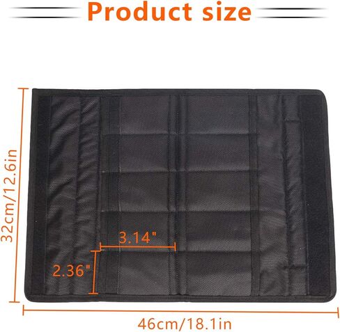 Knife Display Case for 10 Pocket Knives, Folding Knife Storage Organizer, Knives Collection Pouch for Survival, Outdoor in Saudi Arabia