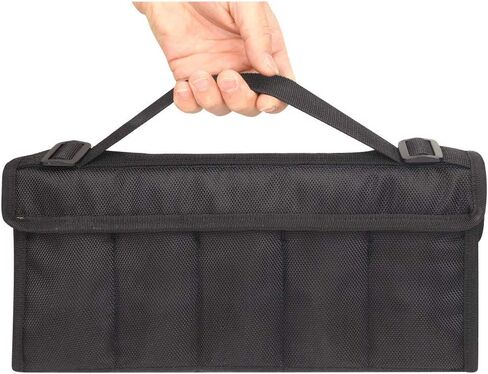Knife Display Case for 10 Pocket Knives, Folding Knife Storage Organizer, Knives Collection Pouch for Survival, Outdoor in Saudi Arabia