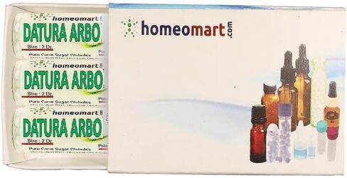 Homeomart.com Datura Arborea Homeopathy Pellets (Pills) in 6C Potency, Pack of 3 in Saudi Arabia