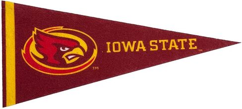 Iowa State Mini Pennants - Size: 4" x 9" - Officially Licensed - 3 Pennants Per Pack in Saudi Arabia