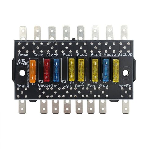 AUTOVIC Fuse Panels Direct Bolt in Replacement for AMZ Matador Javelin AMX 1967-1969 in Saudi Arabia