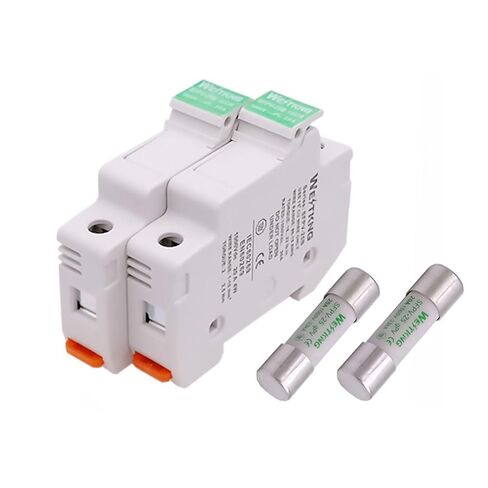 Photovoltaic Solar Fuse Holder with 10 * 38mm DC 1000V 1A 3A 5A 10A 15A 20A 25A 32A Fuse for Combiner Box Solar System Protection(20a,5 Sets) in Saudi Arabia