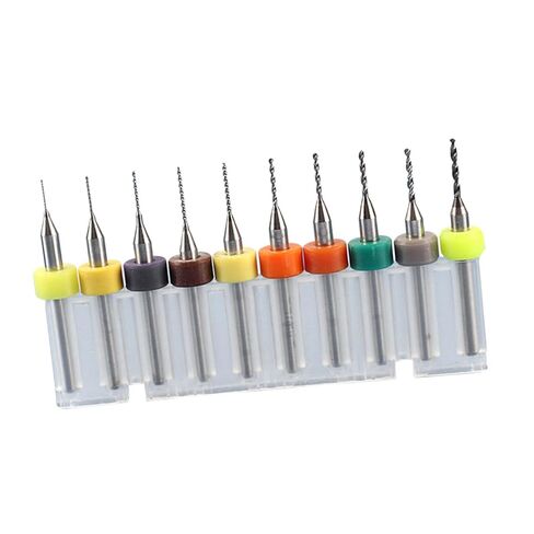 STOBOK 10pcs PCB Tungsten Carbide Drill Bits Micro Engraving Drill Bits for CNC High Strength Sharpness in Saudi Arabia