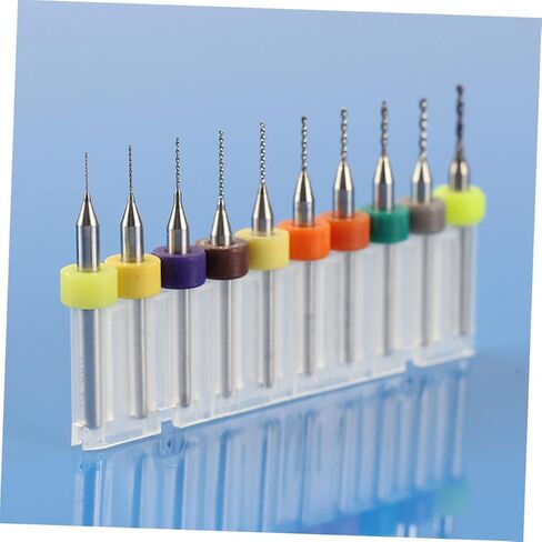 STOBOK 10pcs PCB Tungsten Carbide Drill Bits Micro Engraving Drill Bits for CNC High Strength Sharpness in Saudi Arabia