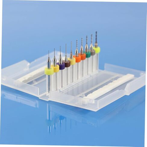 STOBOK 10pcs PCB Tungsten Carbide Drill Bits Micro Engraving Drill Bits for CNC High Strength Sharpness in Saudi Arabia