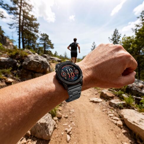 سوار Dhwazz للرجال لساعة Fenix ​​8 51 ملم / 7X / 6X Pro / 5X Plus الذكية، حزام تيتانيوم 26 ملم سريع التركيب لـ Garmin Instinct 3 Solar 50 ملم / Epix Pro 51 ملم in Kuwait