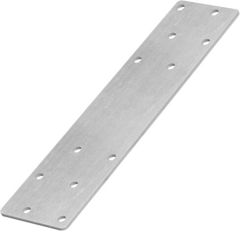 heneng 2 Pack Heavy Duty Flat Mending Plates, 12" x 3", Marine-Grade 316 Stainless Steel,Decking Boat Straight Tie Plate, 1/8" Thick in Saudi Arabia