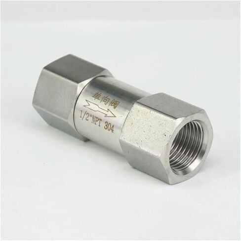 1/2" NPT Internal Thread 304 Stainless Steel Check Valve Water Gas Oil Check Valve 64 Bar in Saudi Arabia