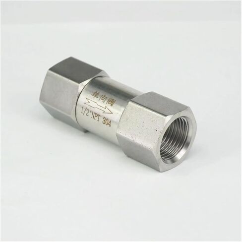1/2" NPT Internal Thread 304 Stainless Steel Check Valve Water Gas Oil Check Valve 64 Bar in Saudi Arabia