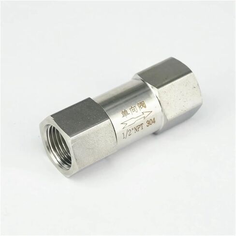 1/2" NPT Internal Thread 304 Stainless Steel Check Valve Water Gas Oil Check Valve 64 Bar in Saudi Arabia