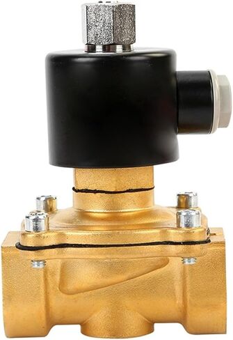 1/4 Inch Brass Normally Open Water Solenoid Valve 220V 24V 12V 110V 380V 1Pcs(NPT_110VAC) in Saudi Arabia