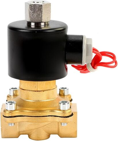 1/4 Inch Brass Normally Open Water Solenoid Valve 220V 24V 12V 110V 380V 1Pcs(NPT_110VAC) in Saudi Arabia