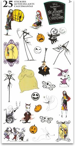 Disney The Nightmare Before Christmas Reusable Water Bottle Set Bundle 30 Oz Plastic Water Bottle with Spout for Home, School, Sports Plus Sticker, and More | Jack Skellington Container in Saudi Arabia