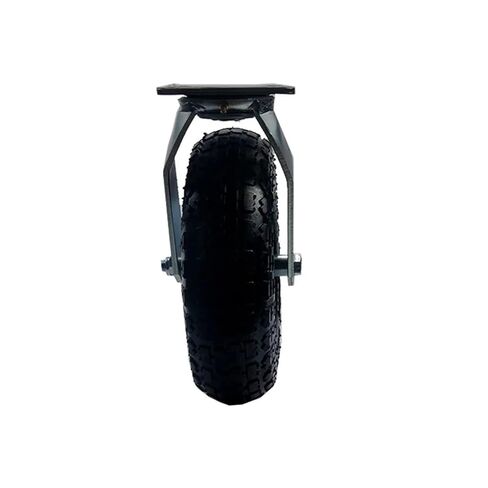1 piece Heavy Duty Caster 10 inch Inflatable Rubber Wheel Hotel Luggage Wheel Stainless Steel Trolley Caster Swivel Wheel(10-inch-A-Active) in Saudi Arabia
