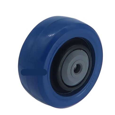 1 piece 3 inch casters Medium Size Natural Rubber Single Wheel Elastic wear-Resistant Trolley in Saudi Arabia