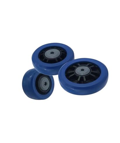 1 piece 3 inch casters Medium Size Natural Rubber Single Wheel Elastic wear-Resistant Trolley in Saudi Arabia