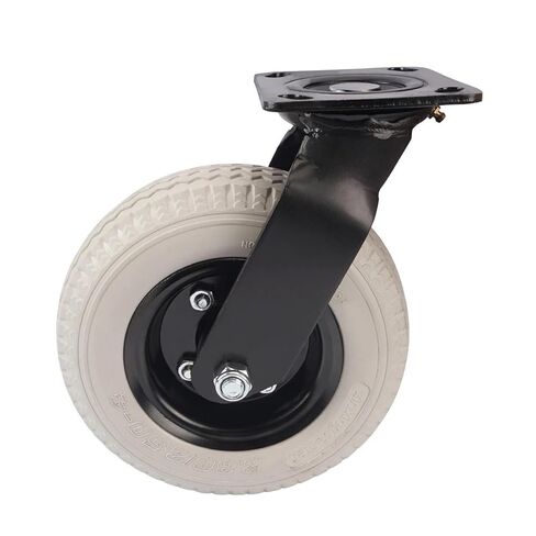 1 piece Heavy Duty Caster 8 inch Foam Wheel Polyurethane Hand Truck Solid Industrial(Electrophoresis-Dire) in Saudi Arabia