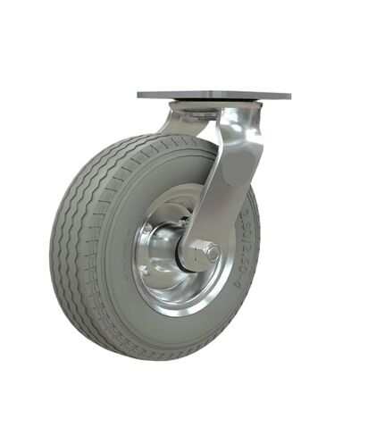 1 piece Heavy Duty Caster 8 inch Foam Wheel Polyurethane Hand Truck Solid Industrial(Electrophoresis-Dire) in Saudi Arabia