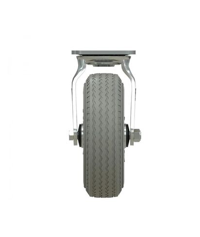 1 piece Heavy Duty Caster 8 inch Foam Wheel Polyurethane Hand Truck Solid Industrial(Electrophoresis-Dire) in Saudi Arabia