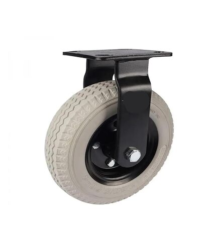 1 piece Heavy Duty Caster 8 inch Foam Wheel Polyurethane Hand Truck Solid Industrial(Electrophoresis-Dire) in Saudi Arabia