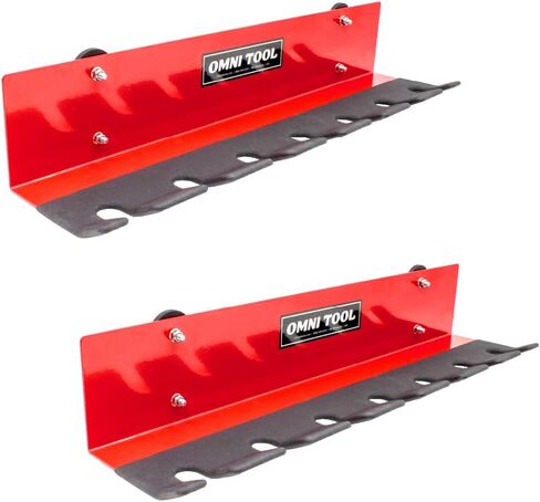 حامل مسدس رش طلاء مثبت على الحائط من LAUCO Omni Tool - يحمل 7 مسدسات بدون أكواب أو 4 مع أكواب، رف تثبيت لولبي عالي التحمل، تصميم ثابت خالٍ من الخدوش (أخضر، عبوة واحدة) 37509 in Kuwait