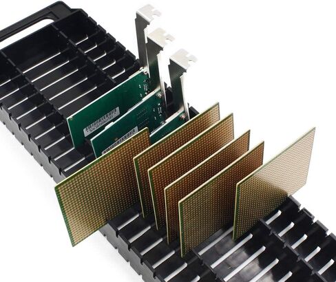 Plastic Anti-Static ESD Safe SMD 25 Bins PCB PC Phone Repair Storage Rack Holder in Saudi Arabia