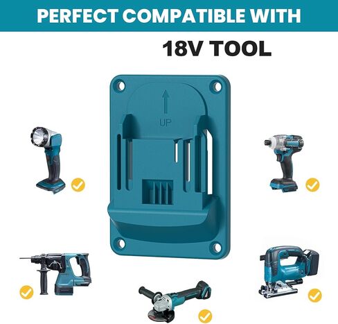 Power Tool Holder - Heavy-Duty Drill Bit Organizer | Utility Storage Stand, Workshop Storage For Garage Construction Site Woodworking Shop in Saudi Arabia