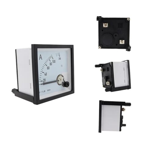 SQ-72 Pointer 72 * 72mm AC Ammeter 1A 2A 3A 5A 10A 15A 20A 30A 50A Analog AMP Meter 72x72 Size CZ-72 1Pcs(75A(5A)) in Saudi Arabia