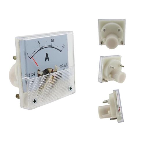 91C4 Ammeter DC Analog 1A 2A 3A 5A 10A 20A 30A 50A 100A 200A 300A 500A Panel Mechanical Pointer Type Amper 1Pcs(2A) in Saudi Arabia