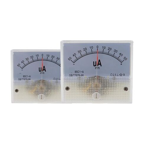 85C1 Positive and Negative Ammeter DC Microampere Meter ± 25uA 200uA 300uA 500uA Bidirectional 1Pcs(-200uA to 200uA) in Saudi Arabia