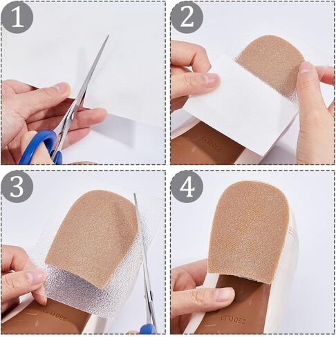 1 Roll Self Adhesive Sole Protector Clear Sole Guard Protectors 3.94x39.37 Inch Silicone Rubber Non-Slip Sole Stickers emovable Shoe Bottoms Slip for High Heel Sneakers Leather Shoes in Saudi Arabia