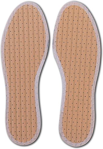 Tacco Summer, Shoe Insoles Inserts Perfect for Barefoot Shoes, Fluffy Terry Cloth and Charcoal Odor Control, Hand-Washable, Men Women (38 EUR/US L7) in Saudi Arabia