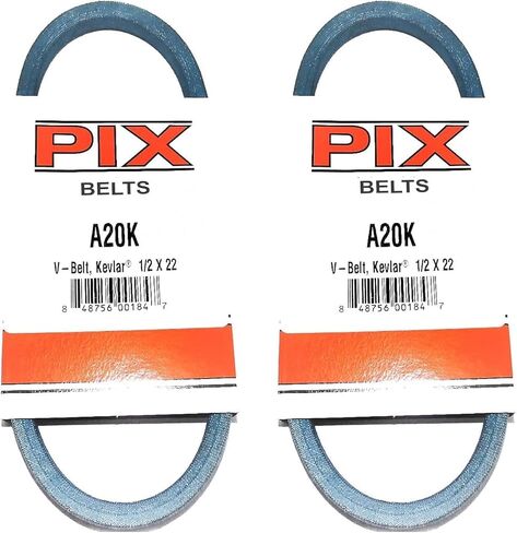 2Pk A20K PIX Drive Belts (1/2"x22") Made with Kevlar Compatible with Troy Bilt GW-1128, 1710812, 1710957 in Saudi Arabia