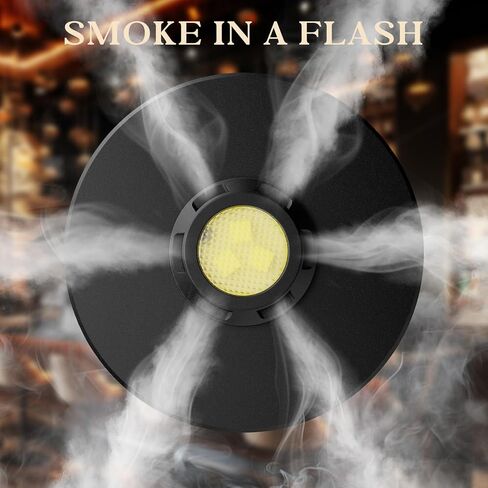 Electric Whiskey Smoker Kit Upgraded, Rechargeable Cocktail Smoker Kit with 4 Light Modes & 6 Wood Chips, Old Fashioned Whiskey Accessories, Bourbon Gifts for Men, Dad, Husband, No Butane in Saudi Arabia