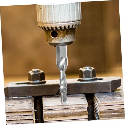 NUOBESTY 1Set Multi Functional Tapered Tap and Drill Bit for Drilling Thread Tapping and Chamfering Lightweight Easy to Use Various Diameters High Efficiency in Saudi Arabia