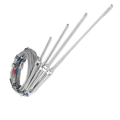 M8 Screw Probe Thermal Thermocouple 50-200mm K E J PT100 Type Industrial Temperature Sensor 0-400℃ 1Pcs(5m M8 K Type,150mm) in Saudi Arabia