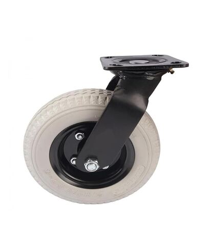 1 piece Heavy Duty 8 inch Polyurethane pu Foam Wheel Solid Rubber Caster Tool in Saudi Arabia